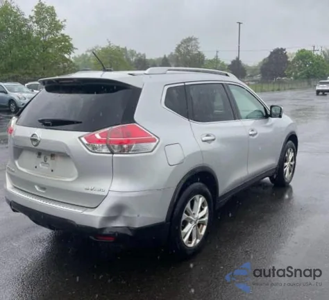2015 Nissan Rogue Sv z USA, uszkodzony, nr VIN KNMAT2MV4FP503155